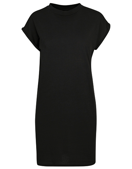Build Your Brand - Ladies´ Turtle Extended Shoulder Dress - Black