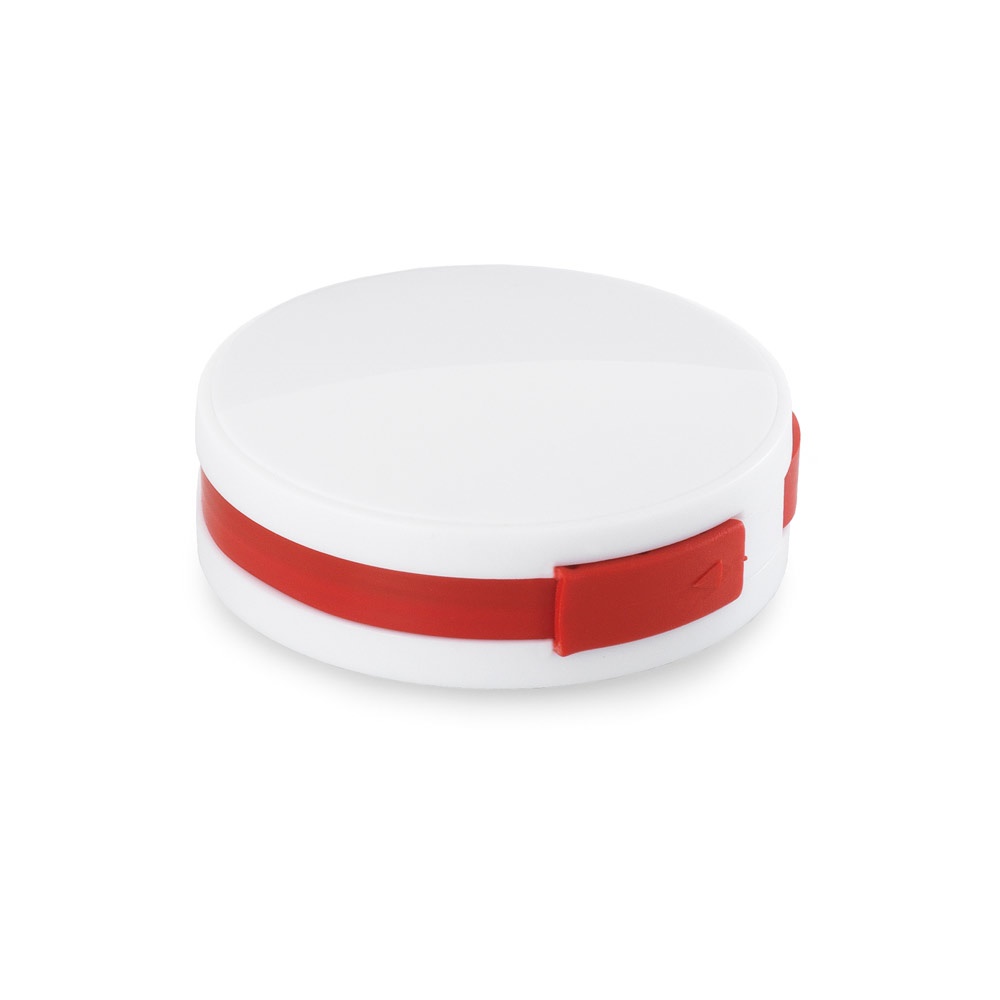GARDNER. HUB met kabel en 4 USB-A poorten in ABS - Rood