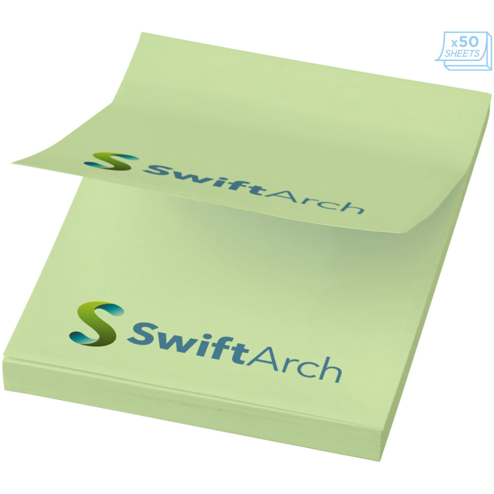 Sticky-Mate® sticky notes 50x75 mm - Mintgroen
