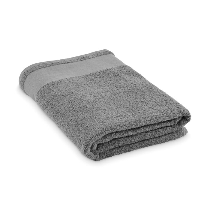 ISLAND 100 - Katoenen badhanddoek - Steengrijs