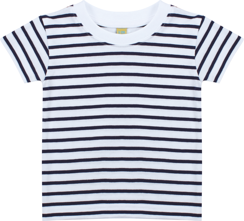 LW027 - Gestreept T-shirt met korte mouwen