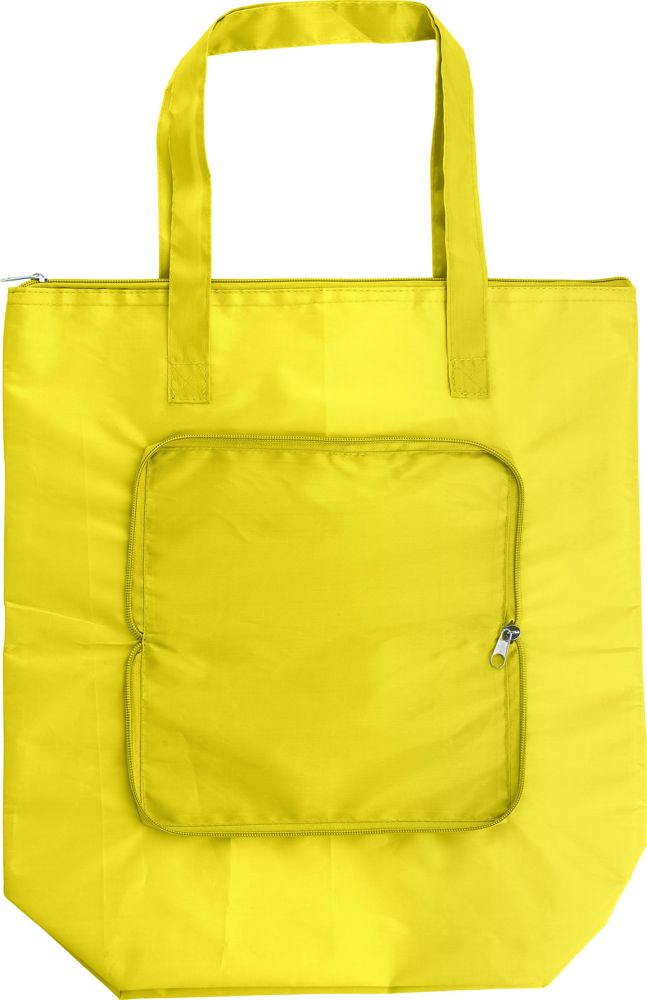 Polyester opvouwbare koeltas Hal - Geel