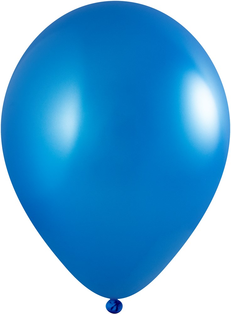 Ballonnen onbedrukt 85/95 cm - Ø 33 cm - 11 inch - Donker blauw Metallic (2450) (± PMS 300)