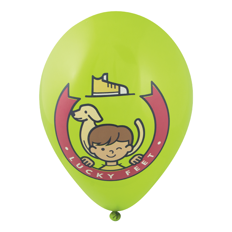 Ballonnen bedrukt HQPP 90/100 cm - Ø 35 cm - 12 inch
