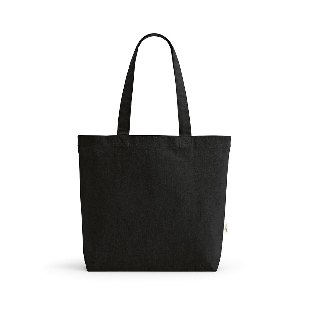 Aconcagua boodschappentas gerecycled katoen 280 gsm - Zwart