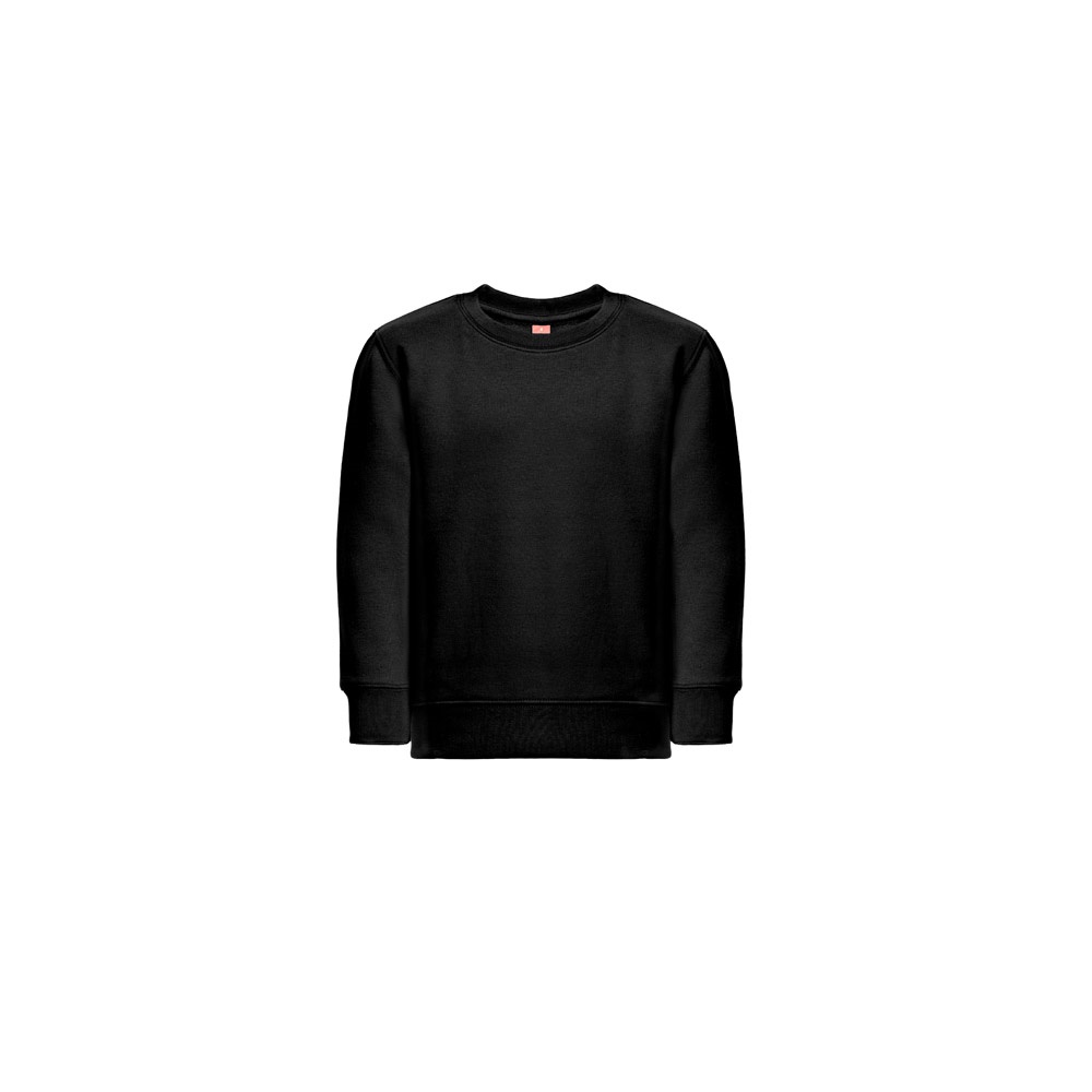 THC DELTA KIDS. Sweatshirt voor kinderen van gerecycled katoen en polyester - Zwart