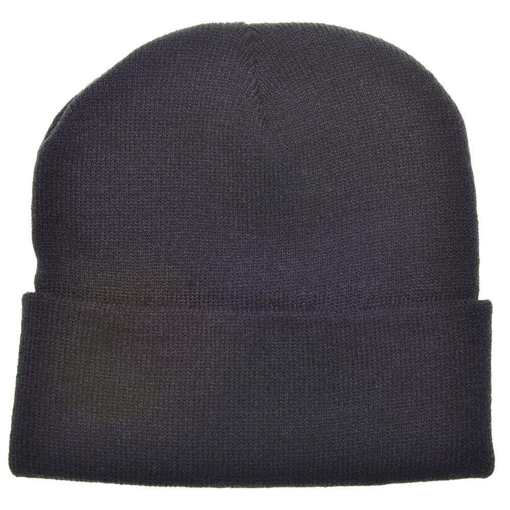 Gebreide muts - Zwart (Black) / Zwart