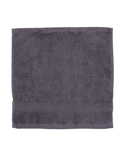 Towel City - Luxury Face Cloth - Steel Grey