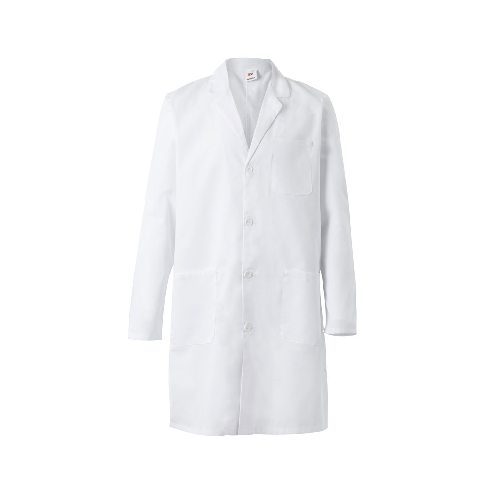 VL OGUN. Twill blouse (180g/m²), van katoen (20%) en polyester (80%) - Wit