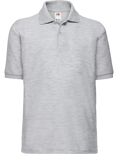 Fruit of the Loom - Kids´ 65/35 Polo - Heather Grey