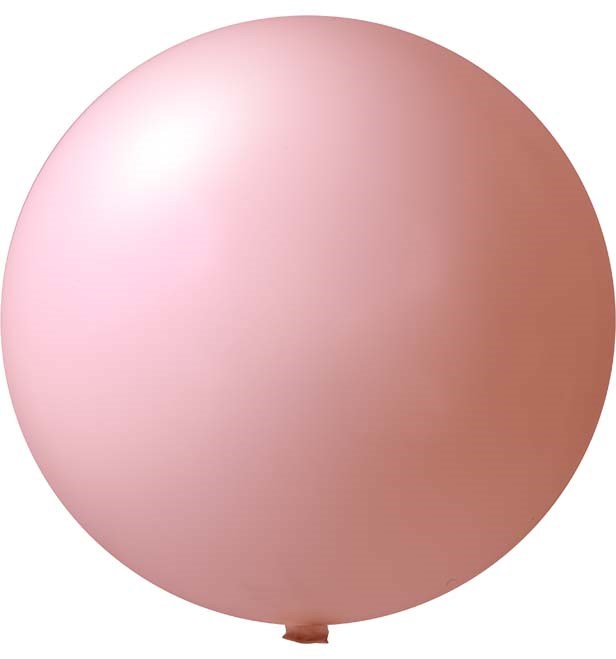 Reuzenballonnen onbedrukt Ø 80 cm - Roze (4431) Pastel (± PMS 1895)