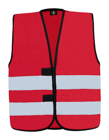 Korntex - Kids´ Hi-Vis Functional Safety Vest Aarhus - red