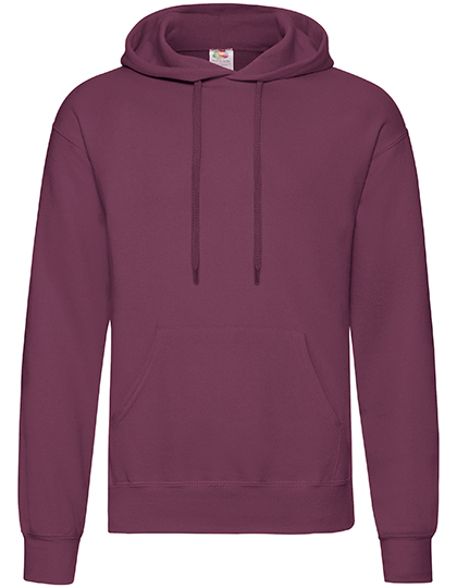 Fruit of the Loom - Classic Hooded Sweat - Burgundy
