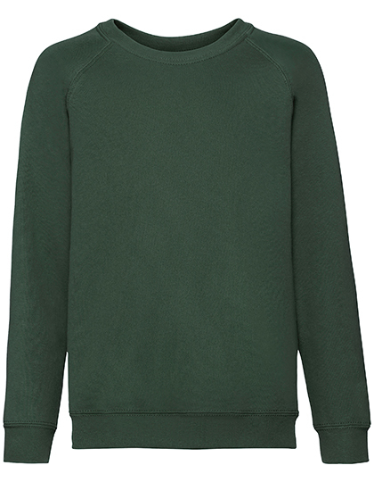 Fruit of the Loom - Kids´ Classic Raglan Sweat - Bottle Green