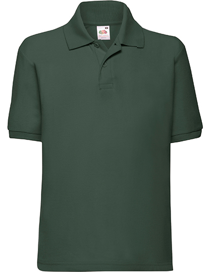 Fruit of the Loom - Kids´ 65/35 Polo - Bottle Green