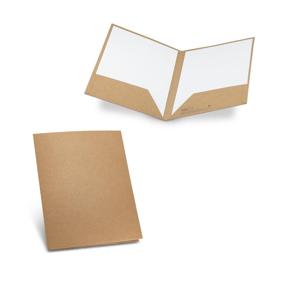 PUZO. A4 documentenmap, gemaakt van 100% gerecycled papier (400 g/m²)