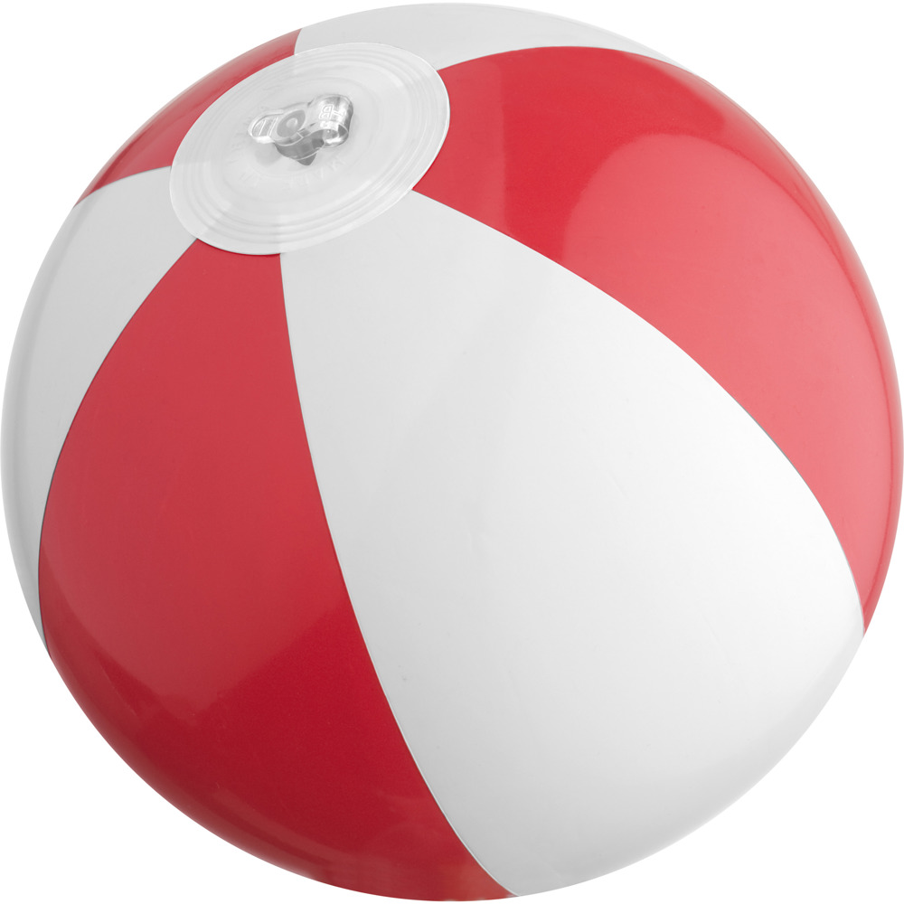 Bicolor mini strandbal - Rood