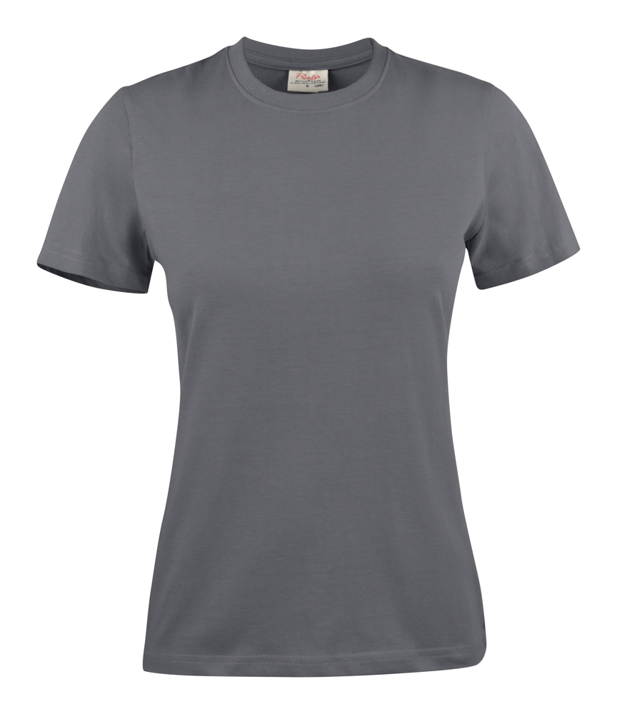 Heavy T T-Shirt Dames - Staalgrijs