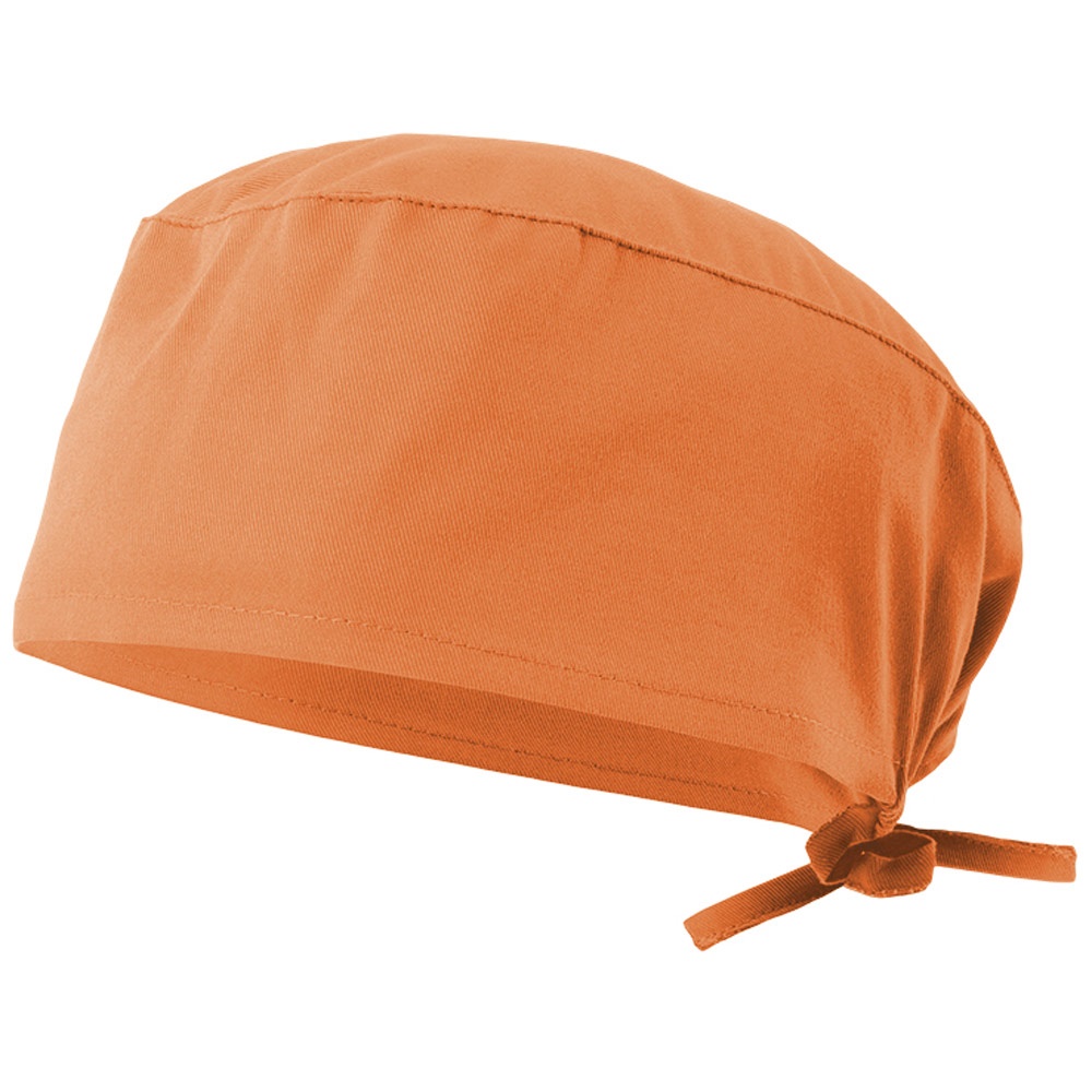 VL ENLIL. Sanitaire keperstof muts (190g/m²), van katoen (35%) en polyester (65%) - Zalm kleur