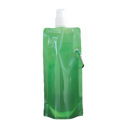 Waterzak met karabijn haak 500 ml leeg - Donkergroen