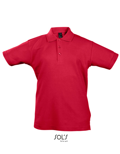 SOL´S - Kids´ Summer Polo II - red