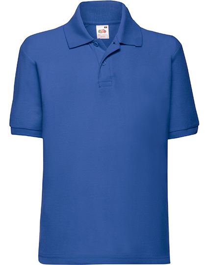 Fruit of the Loom - Kids´ 65/35 Polo - Royal Blue