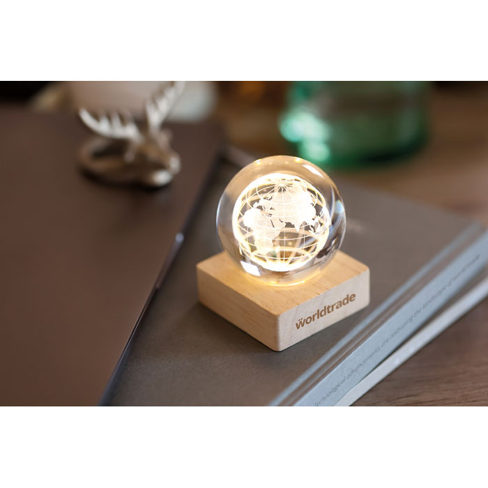 GLOBE LIGHT - LED wereldbol glazen bol