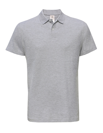 B&C BE INSPIRED - Unisex Polo ID.001 - Heather Grey