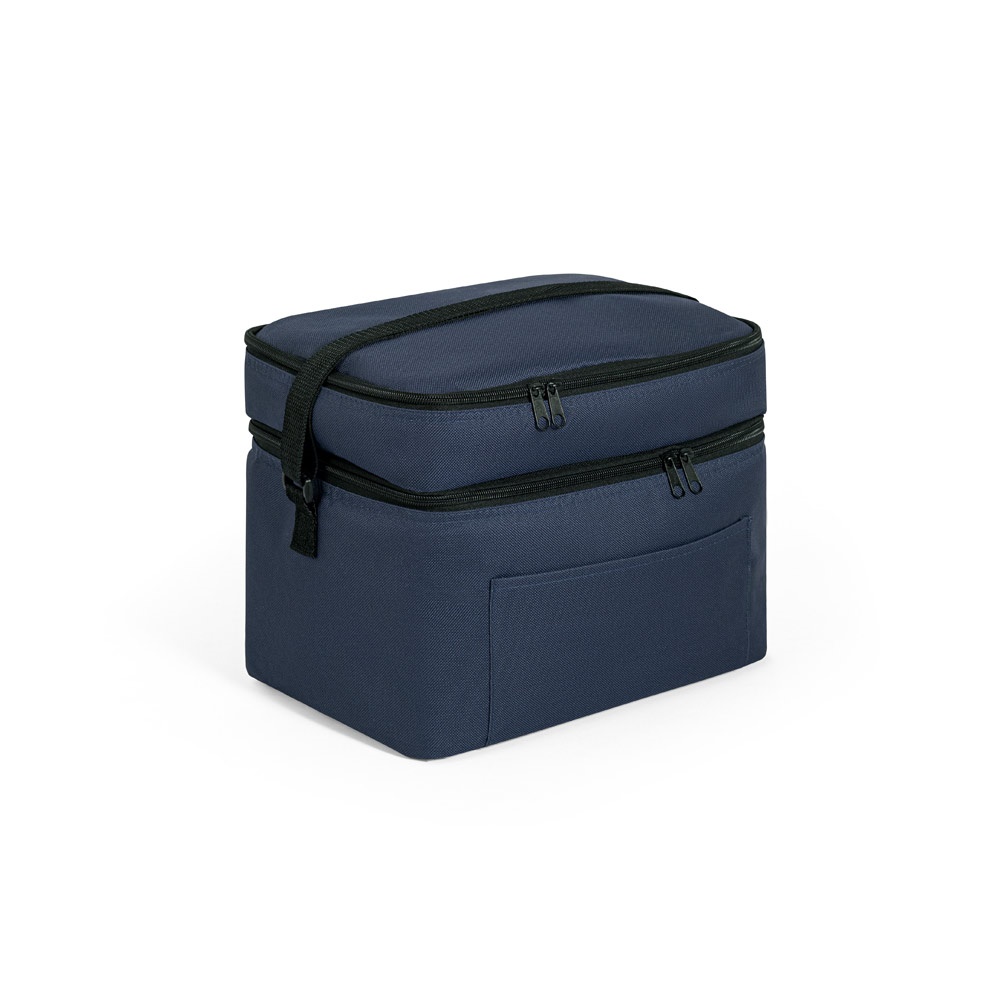 CANCUN LARGE. Tochttas van 600D, gerecycled polyester, met verstelbare schouderband 14 L - blauw