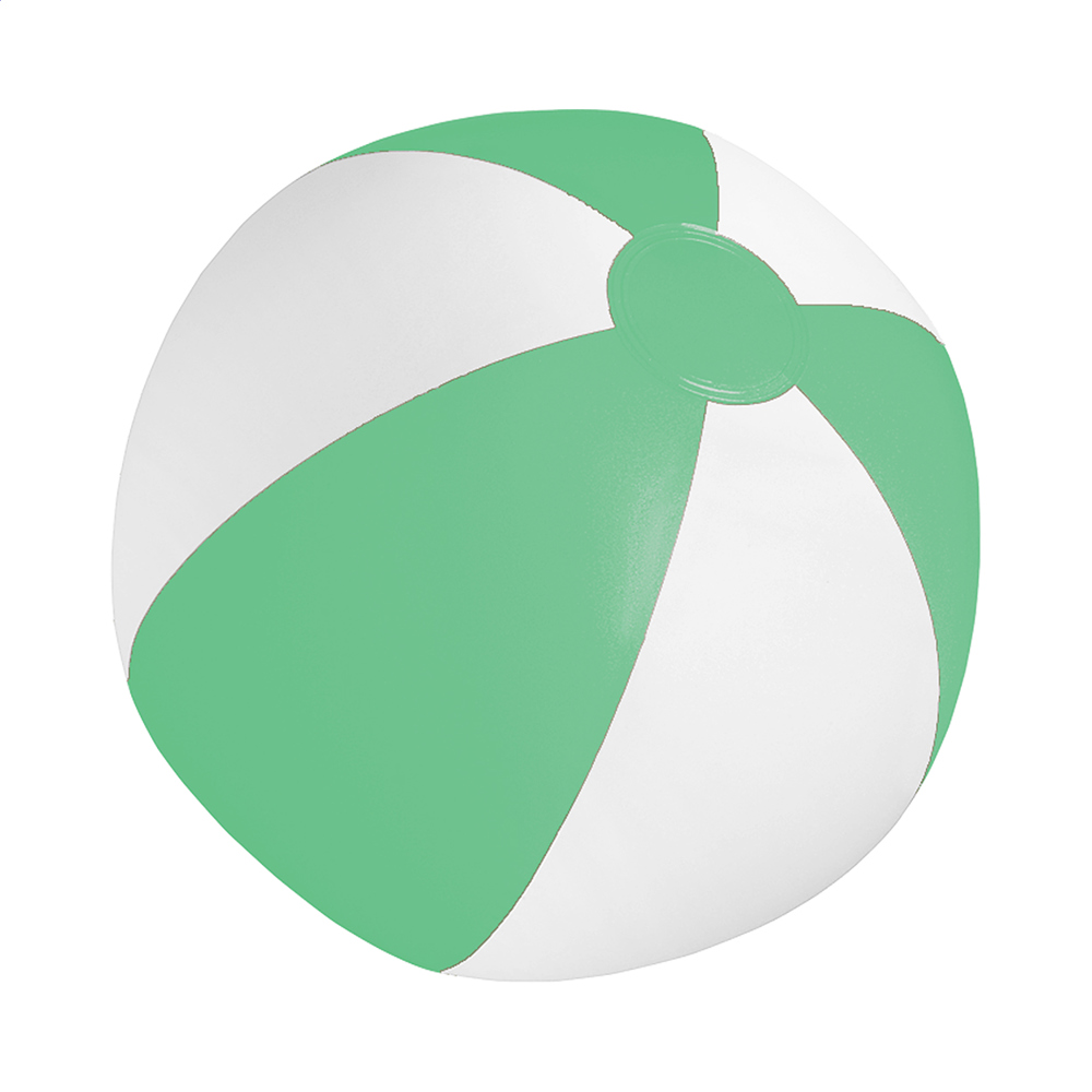 Playo - strandbal (ø28 cm) - groen/wit