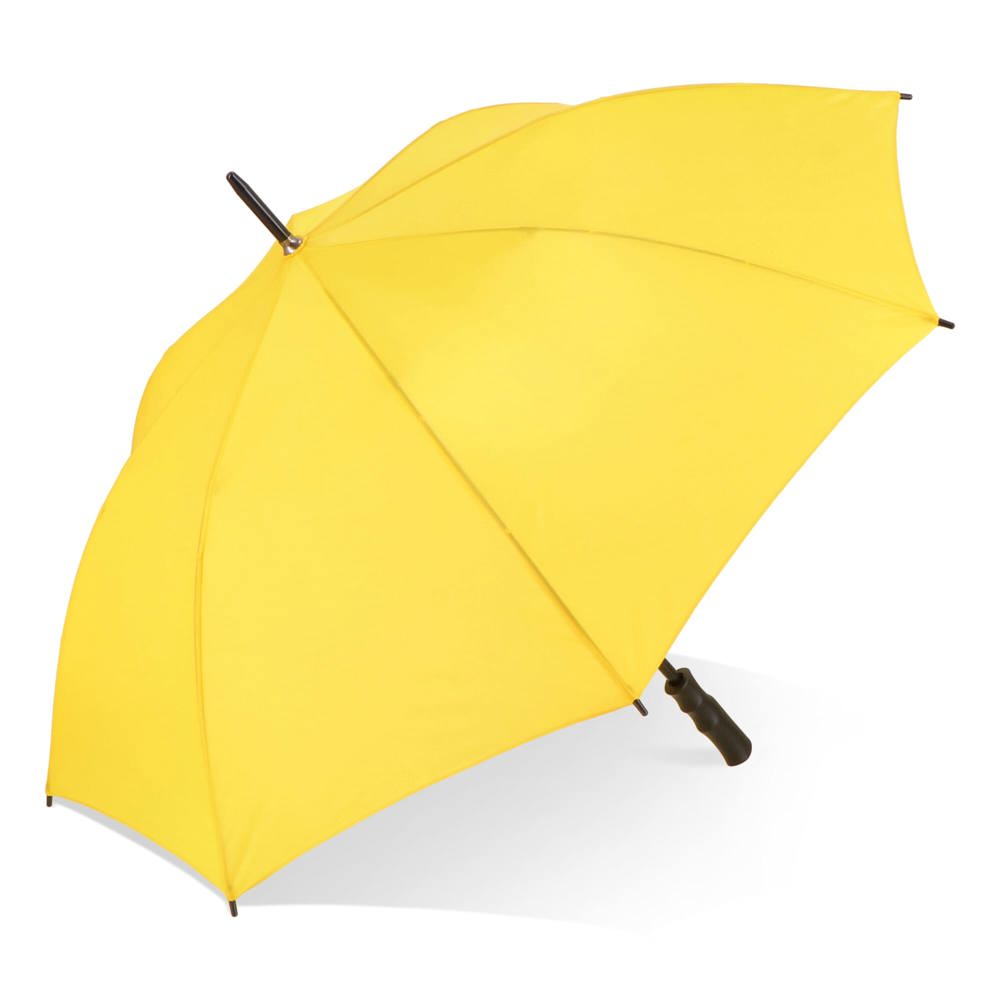 Bosco 190T Polyester 23" Stok paraplu Auto open - geel