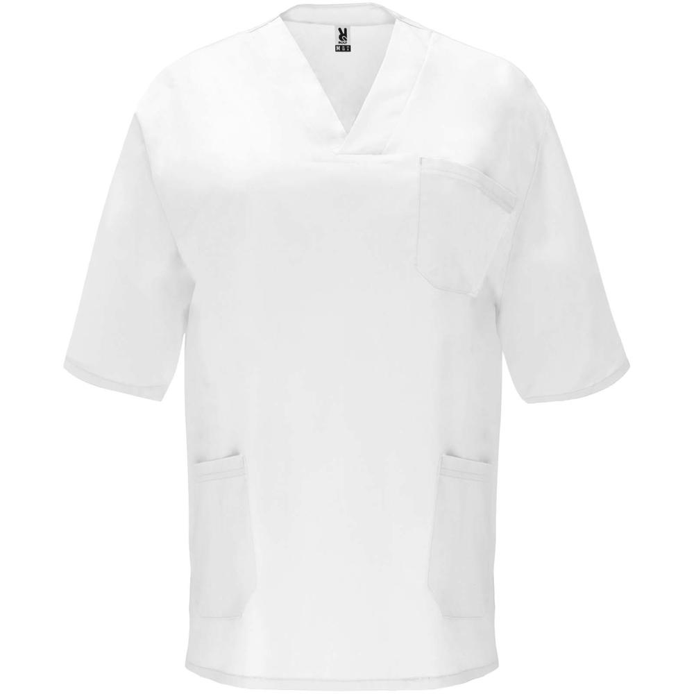 Panacea 160 g/m2 unisex servicehemd met korte mouwen - Wit
