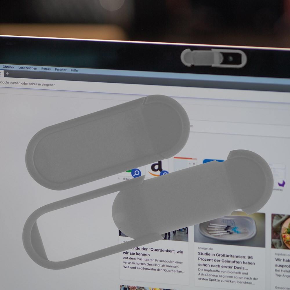 Webcam-cover - Zilvergrijs