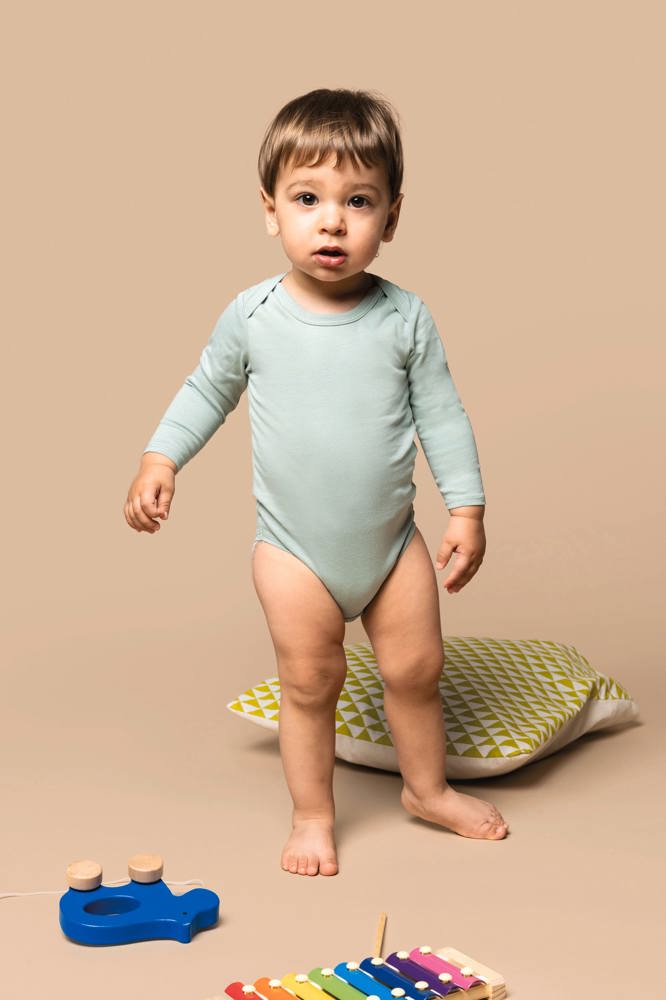 K837 - Baby body van biologisch katoen