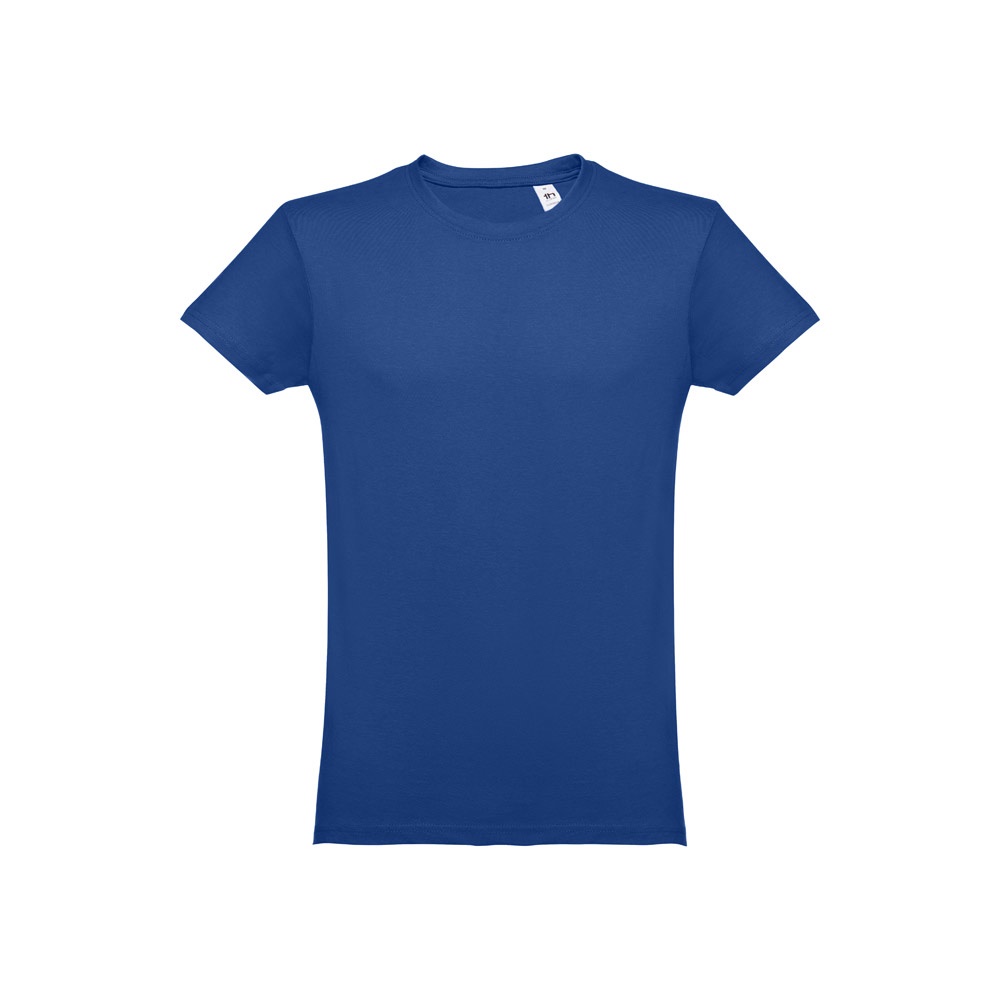 THC LUANDA. Heren-T-shirt in tubekatoen - Royal Blauw