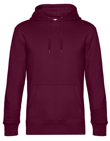 B&C BE INSPIRED - KING Hooded Sweat_° - Dark Cherry