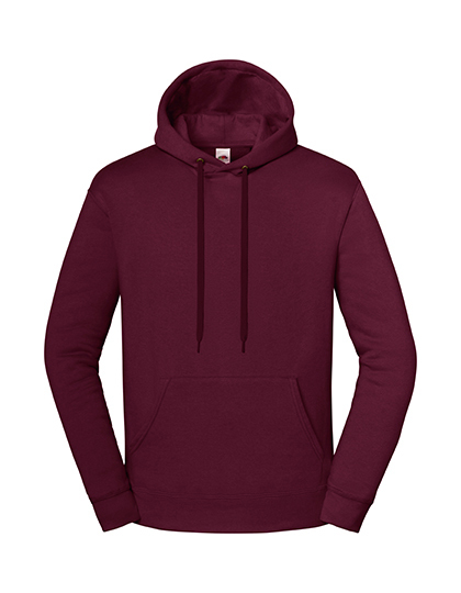 Fruit of the Loom - Iconic Premium Hooded Sweat - Burgundy