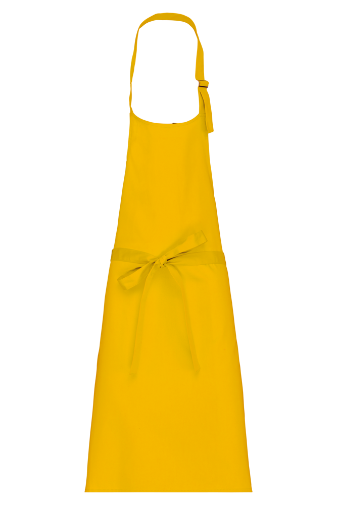 K8000 - Schort van polykatoen zonder zak - yellow