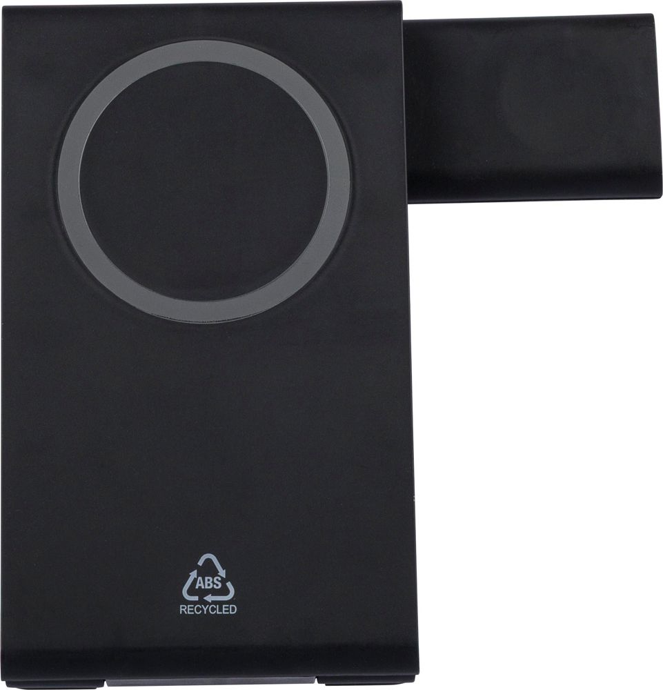 3-in-1 magnetische oplader Valerio - Zwart