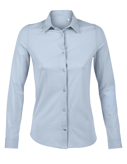 NEOBLU - Women´s Mercerised Shirt Balthazar - Soft blue