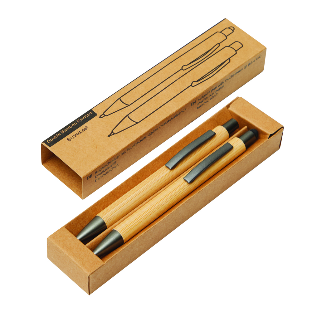 DOUBLE BAMBOO REVISED - Schrijfset
