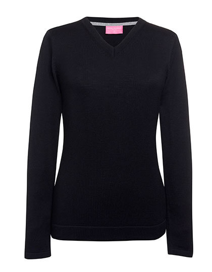 Brook Taverner - Women´s Atlanta V-Neck Jumper - black
