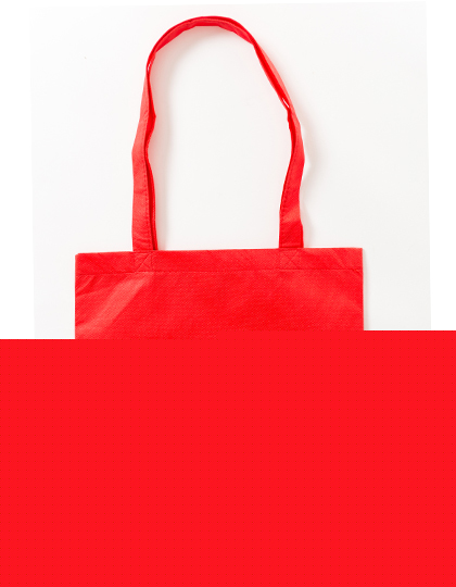Printwear - PP Shopper Bag Long Handles - Red (ca. Pantone 032U-HKS 13-14)