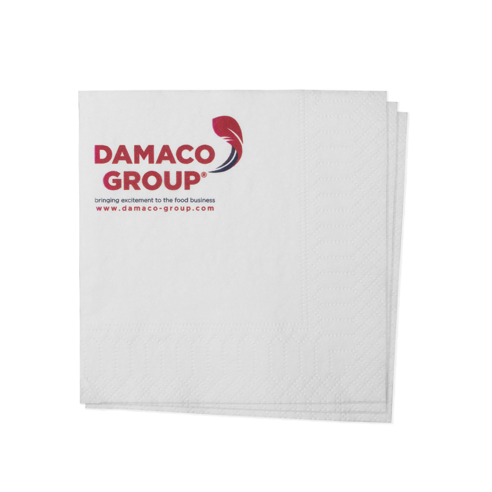 Servetten tissue 24 x 24 cm (12 x 12 cm) 1/4 vouw
