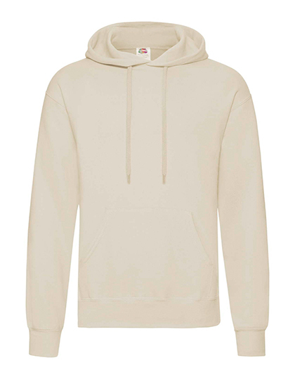 Fruit of the Loom - Classic Hooded Sweat - Natural