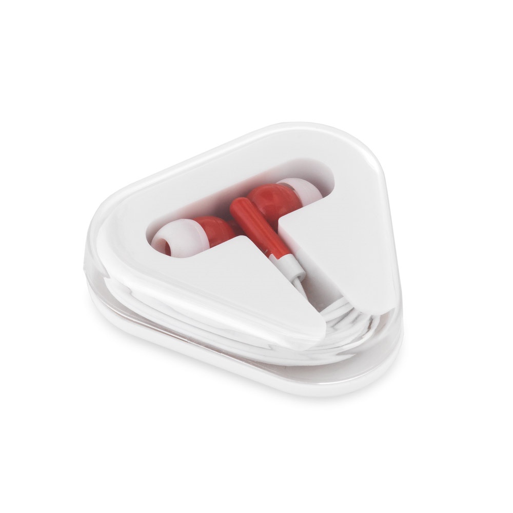 FARADAY. Koptelefoon met 1.25 m ABS-kabel - Rood