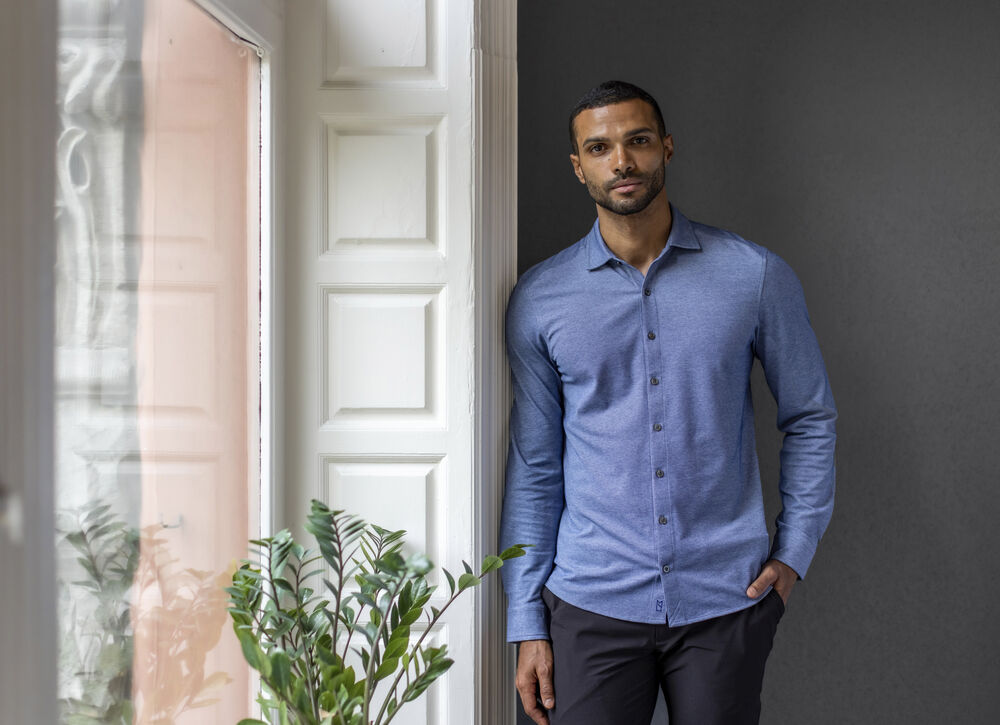 Cutter & Buck - Advantage Shirt Heren Dark Navy L