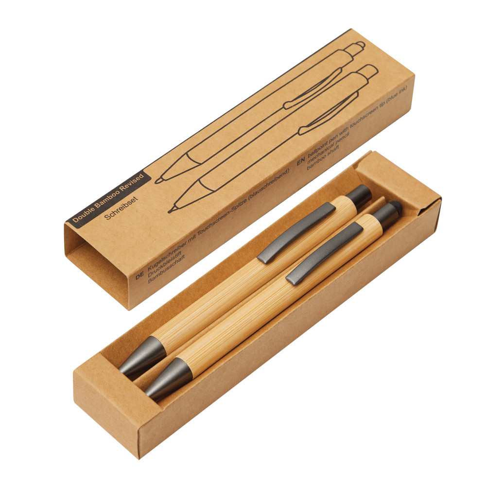 DOUBLE BAMBOO REVISED - Schrijfset