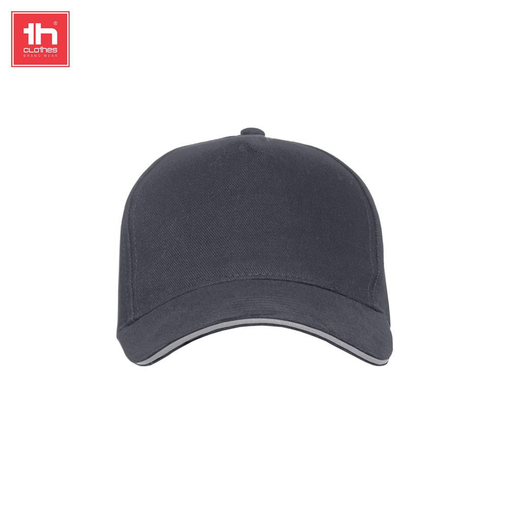 Adult five panel cap Cabral - Donker Grijs/Grijs