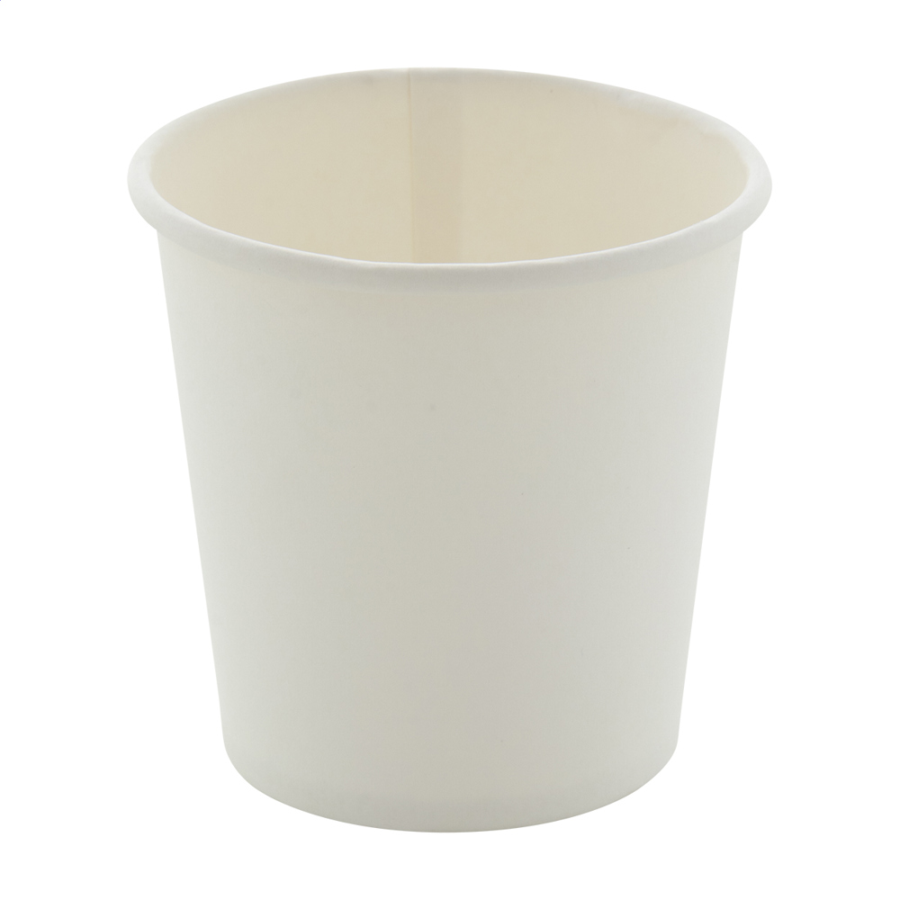 Papcap S - papieren beker, 120 ml - Wit